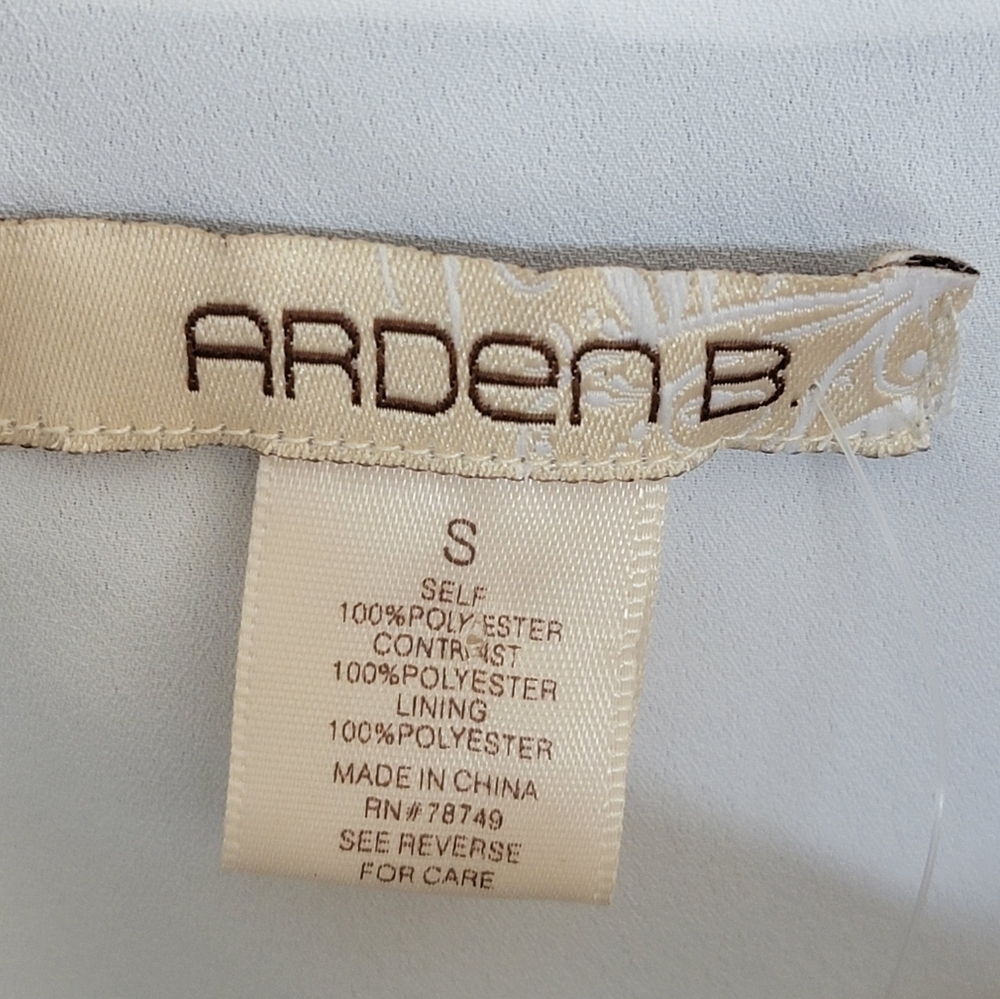 NWT Arden B | Black & White Floral Maxi Dress with Side Slits Size Small - Picture 3 of 5